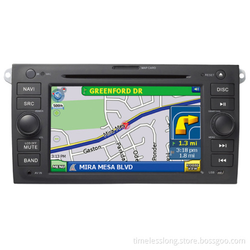 Car Radio Cayenne 2007-2009 3G Phonebook iPod iPhone MP4 MP5 TV SD USB SWC